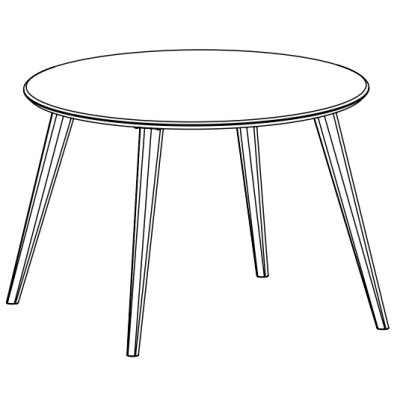 Set of 4 conical table legs made of solid oak. Set of 4 conical table legs made of solid oak.
