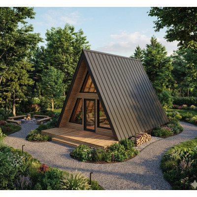 Ξύλινο Σπίτι - Barn House A-Frame 60 τ.μ. Ξύλινο Σπίτι - Barn House A-Frame 60 τ.μ.