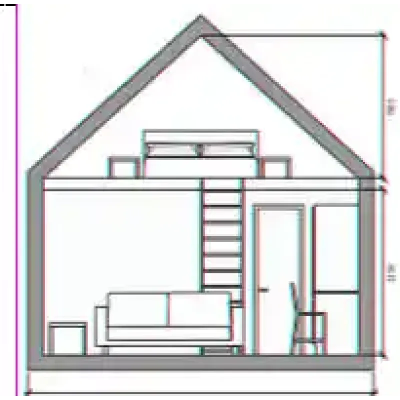 Ξύλινο Σπίτι - Barn House 68 τ.μ.