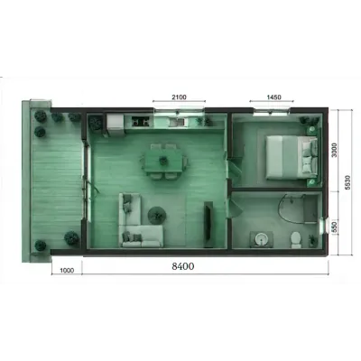 Ξύλινο Σπίτι - Barn House 68 τ.μ.
