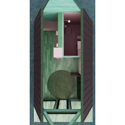 Ξύλινο Σπίτι - Barn House A-Frame 60 τ.μ. 