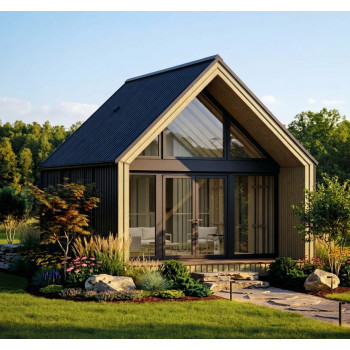 Barn House 49 m² – Turnkey Modular Timber Frame Home