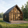 Barn House 68 m² – Turnkey Modular Timber Frame Home