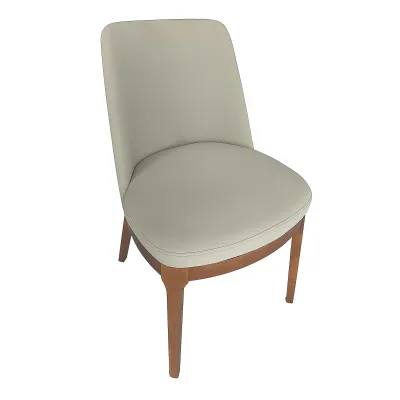 Armchair "Denver" dining chair (antique walnut color)