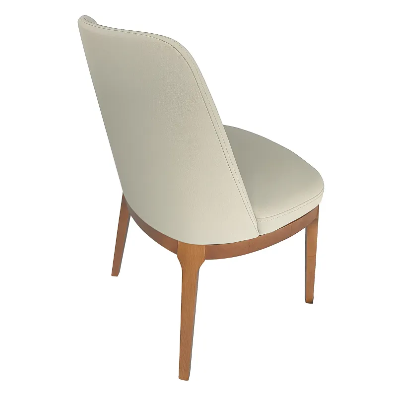 Armchair "Denver" dining chair (antique walnut color)