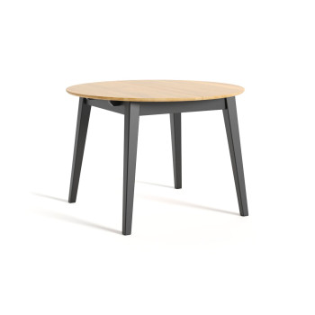 Geneva table OAK with oil and varnish coating