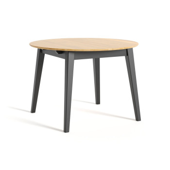 Geneva table OAK with oil and varnish coating