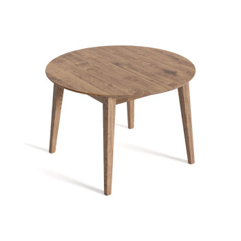 TABLE Geneva (100-140x100x75) OAK, oil-wax coating, smoked rustic