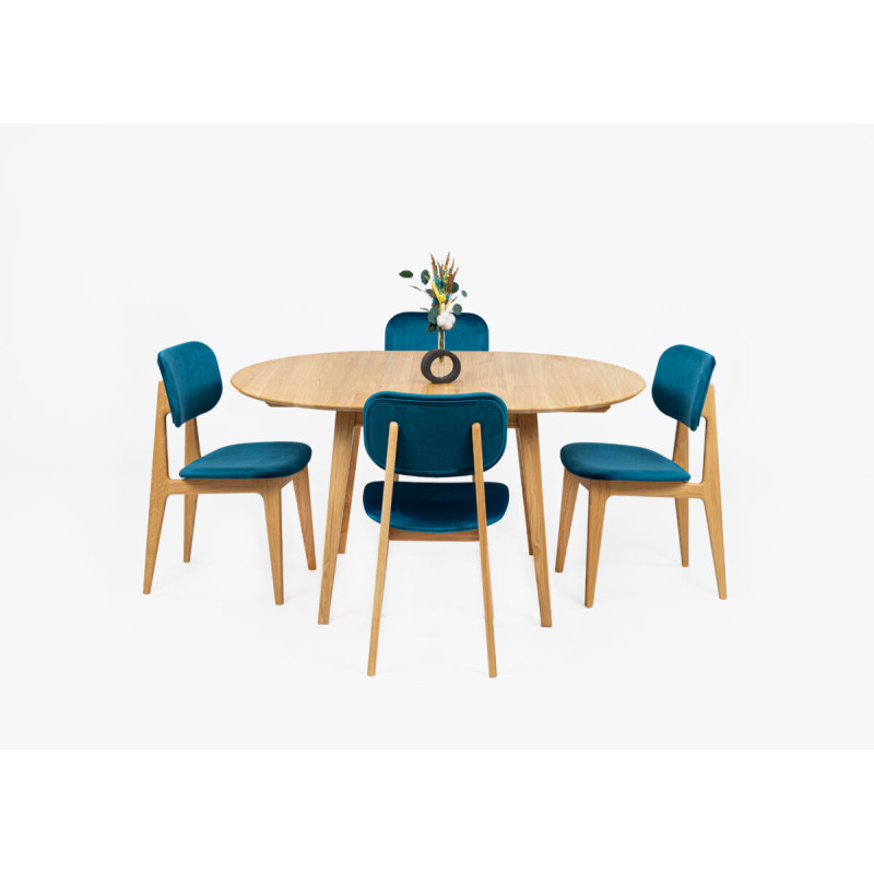 ΤΡΑΠΕΖΙ Geneva (100-140x100x75) ΔΡΥΣ, επικάλυψη λάδι-κερί