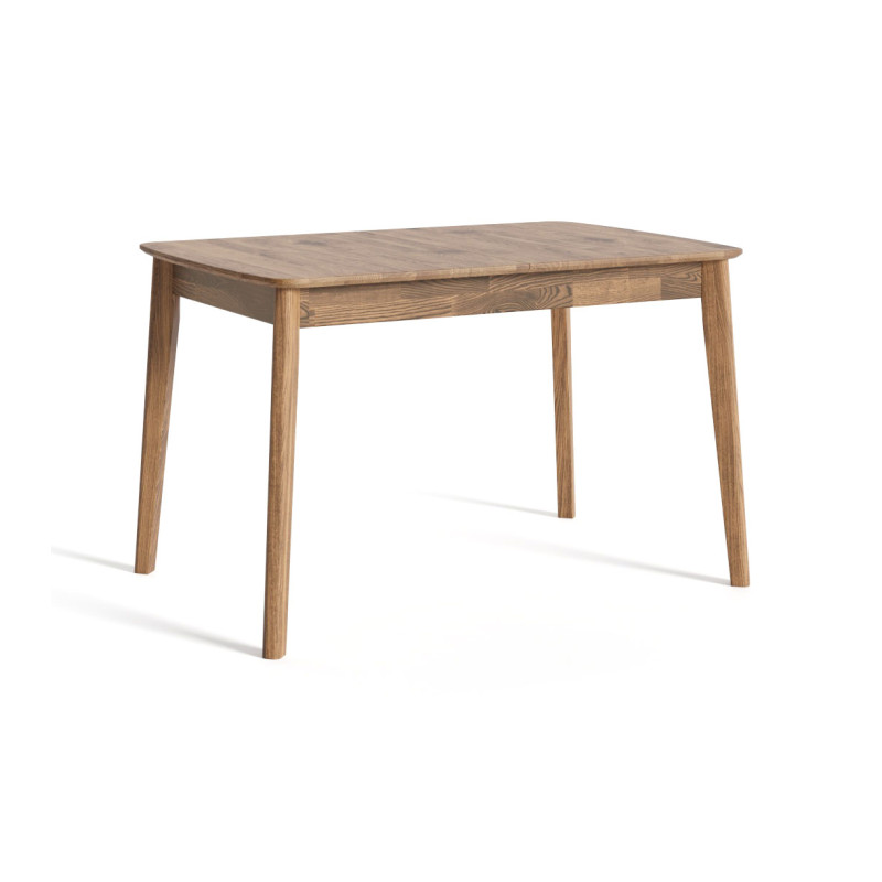 ΤΡΑΠΕΖΙ Mary (120-160x80x75) ΔΡΥΣ, επικάλυψη λάδι-κερί, καπνιστό ρουστίκ