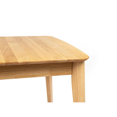 ΤΡΑΠΕΖΙ Mary (120-160x80x75) ΔΡΥΣ, επικάλυψη λάδι-κερί, καπνιστό ρουστίκ