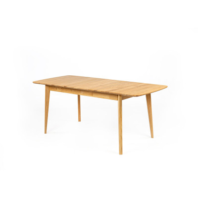 ΤΡΑΠΕΖΙ Mary (120-160x80x75) ΔΡΥΣ, επικάλυψη λάδι-κερί, καπνιστό ρουστίκ