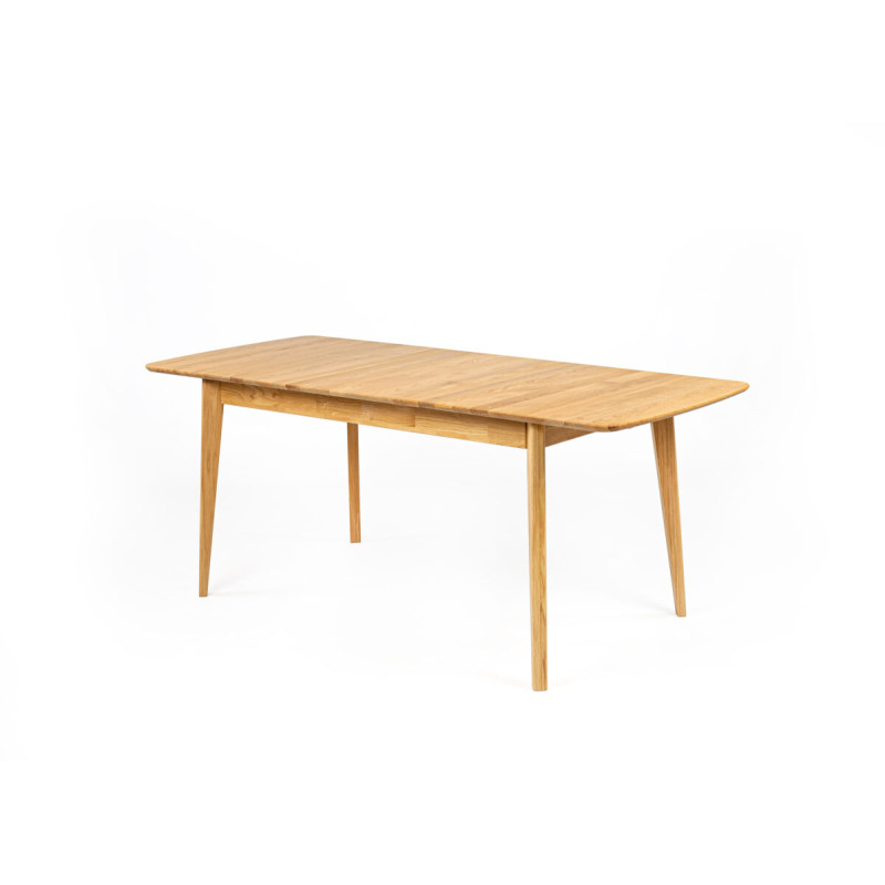 ΤΡΑΠΕΖΙ Mary (120-160x80x75) ΔΡΥΣ, επικάλυψη λάδι-κερί, καπνιστό ρουστίκ