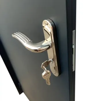 Μεταλλική Πόρτα Διπλής Λαμαρίνας 2T L860 /αριστερό άνοιγμα/ 86cm x 205cm