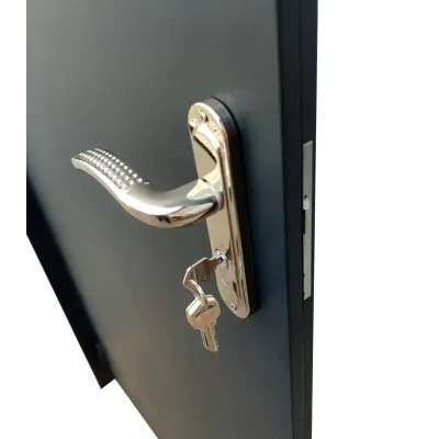 Μεταλλική Πόρτα Μονής Λαμαρίνας 1T L860 /αριστερό άνοιγμα/ 86cm x 205cm