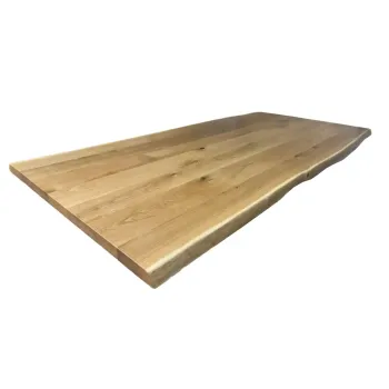 Επιφάνεια τραπεζιού 200 x 90 x 4 cm, ΔΡΥΣ, Άκρη 90°, επικάλυψη λαδιού