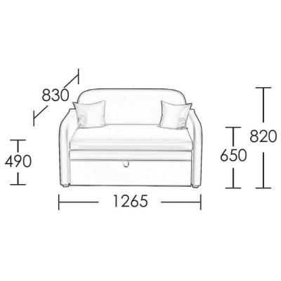 Καναπές Bambini με αποθηκευτικό χώρο