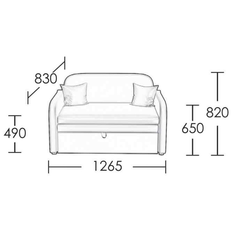 Καναπές Bambini με αποθηκευτικό χώρο