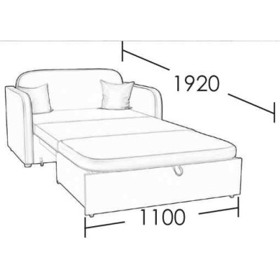 Καναπές Bambini με αποθηκευτικό χώρο