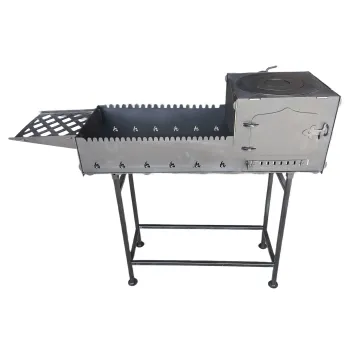 Metal barbecue grill / 125 x 36 x 101cm Metal thickness 3mm
