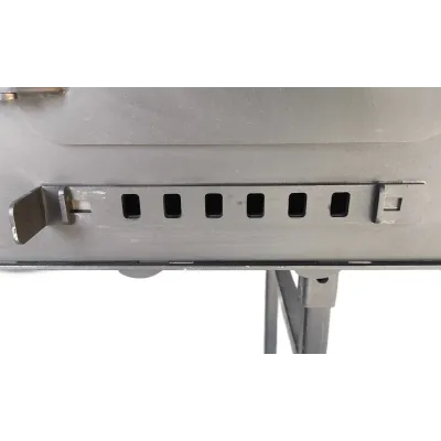 Ψησταριά μπαρμπεκιου μεταλλική / 125 x 36 x 101cm Πάχος μετάλλου 3mm