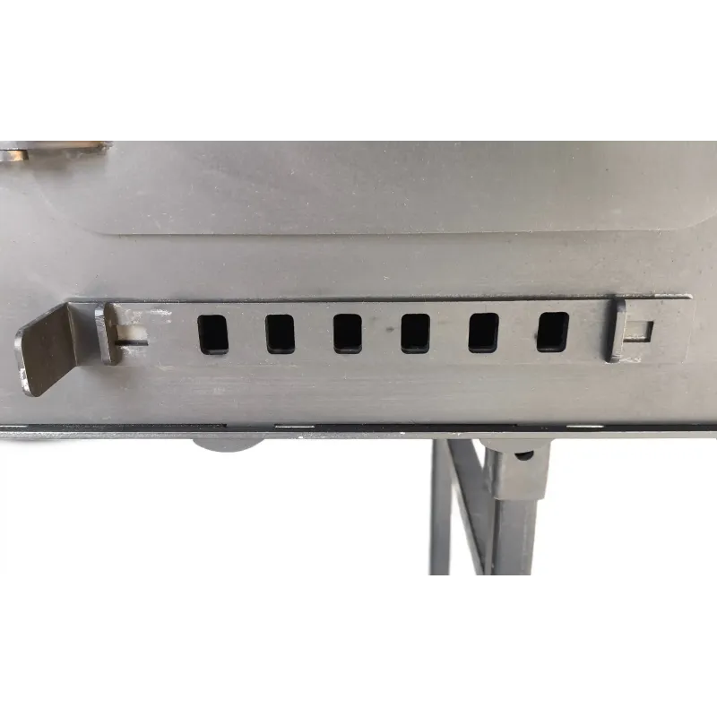 Ψησταριά μπαρμπεκιου μεταλλική / 125 x 36 x 101cm Πάχος μετάλλου 3mm