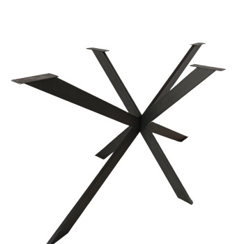 Πόδια τραπεζιού "Spider" 135x75x70 cm μεταλλικά μαύρα βαμμένα (1 τεμ.)