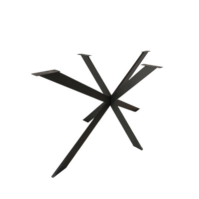 Πόδια τραπεζιού "Spider" 135x75x70 cm μεταλλικά μαύρα βαμμένα (1 τεμ.)