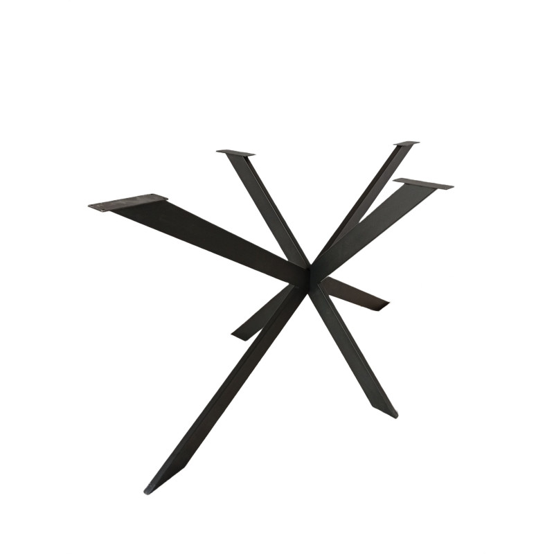 Πόδια τραπεζιού "Spider" 135x75x70 cm μεταλλικά μαύρα βαμμένα (1 τεμ.)