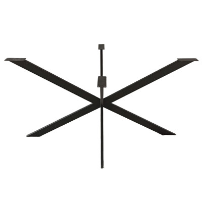 Πόδια τραπεζιού "Spider" 135x75x70 cm μεταλλικά μαύρα βαμμένα (1 τεμ.)