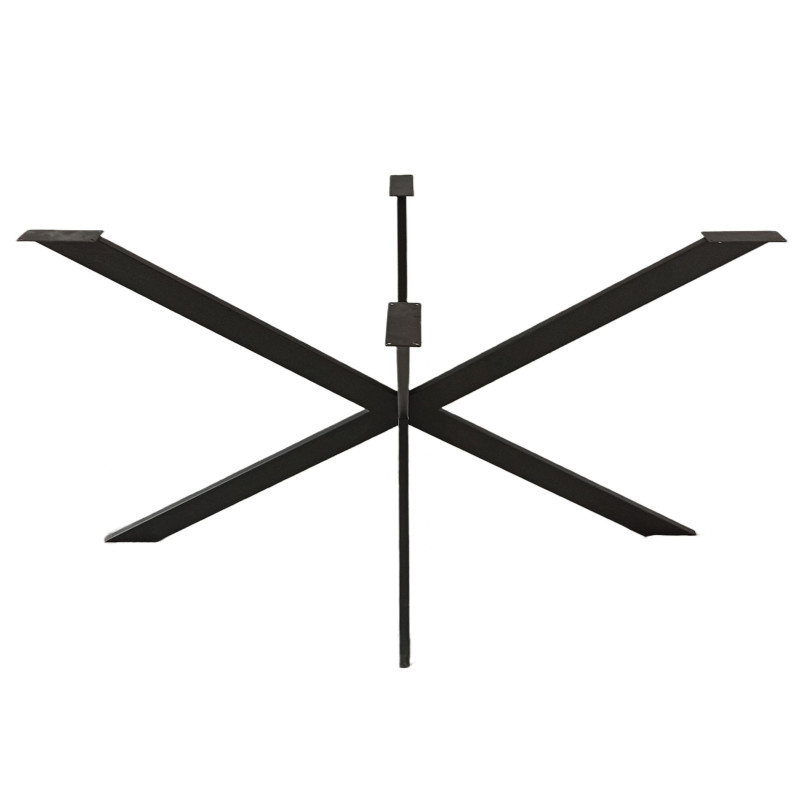 Πόδια τραπεζιού "Spider" 135x75x70 cm μεταλλικά μαύρα βαμμένα (1 τεμ.)