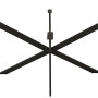 Πόδια τραπεζιού "Spider" 135x75x70 cm μεταλλικά μαύρα βαμμένα (1 τεμ.)