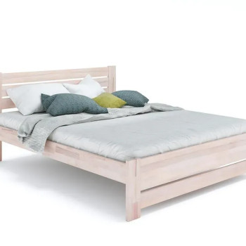 Κρέβατι Carolina Eco - 120x200cm - Μπεζ - Οξιά