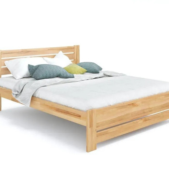Carolina Eco bed - 120x200cm - Sonoma lacquered - Beech