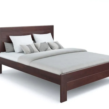 Κρέβατι Lux Eco - 140x200cm - Βέγκε λακαρισμένο - Οξιά