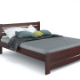 Κρέβατι Carolina Eco - 120x200cm - Βέγκε λακαρισμένο - Οξιά