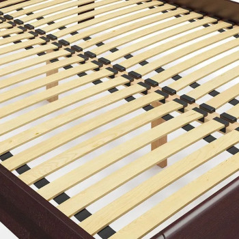 Κρέβατι Lux Eco - 120x200cm - Καρυδί - Οξιά