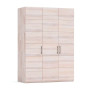 Catrine Eco 3-door wardrobe - 58.5x140x197cm - Beige - Integrated/Oxia