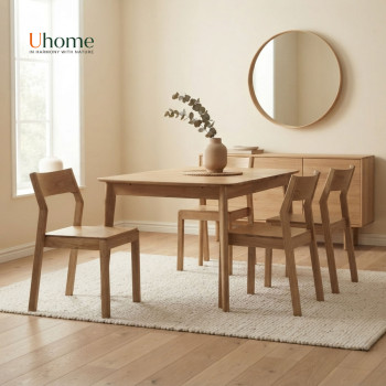 Σετ τραπέζι Mary (natural) + 4 καρέκλες MARKO natural (hard seat) Σετ τραπέζι Mary (natural) + 4 καρέκλες MARKO natural (hard seat)