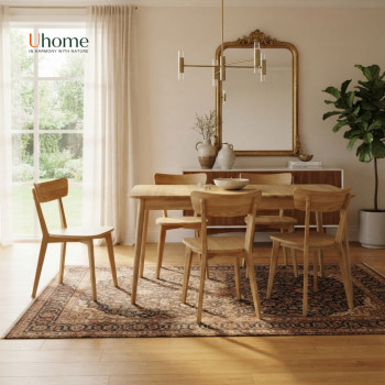 Σετ τραπέζι Mary (natural) + 4 καρέκλες Urbano natural (hard seat) Σετ τραπέζι Mary (natural) + 4 καρέκλες Urbano natural (hard seat)
