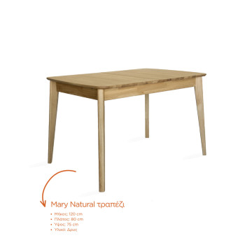 Mary Table + 6 DANISH natural Chairs | Dining Set - UHome Mary Table + 6 DANISH natural Chairs | Dining Set - UHome