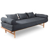 Sofa-bed Le MAR without cover, graphite