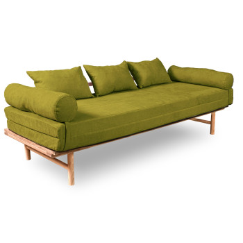 Sofa-bed Le MAR without cover, green