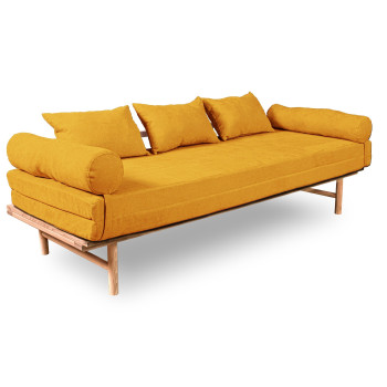 Sofa-bed Le MAR natural color, yellow